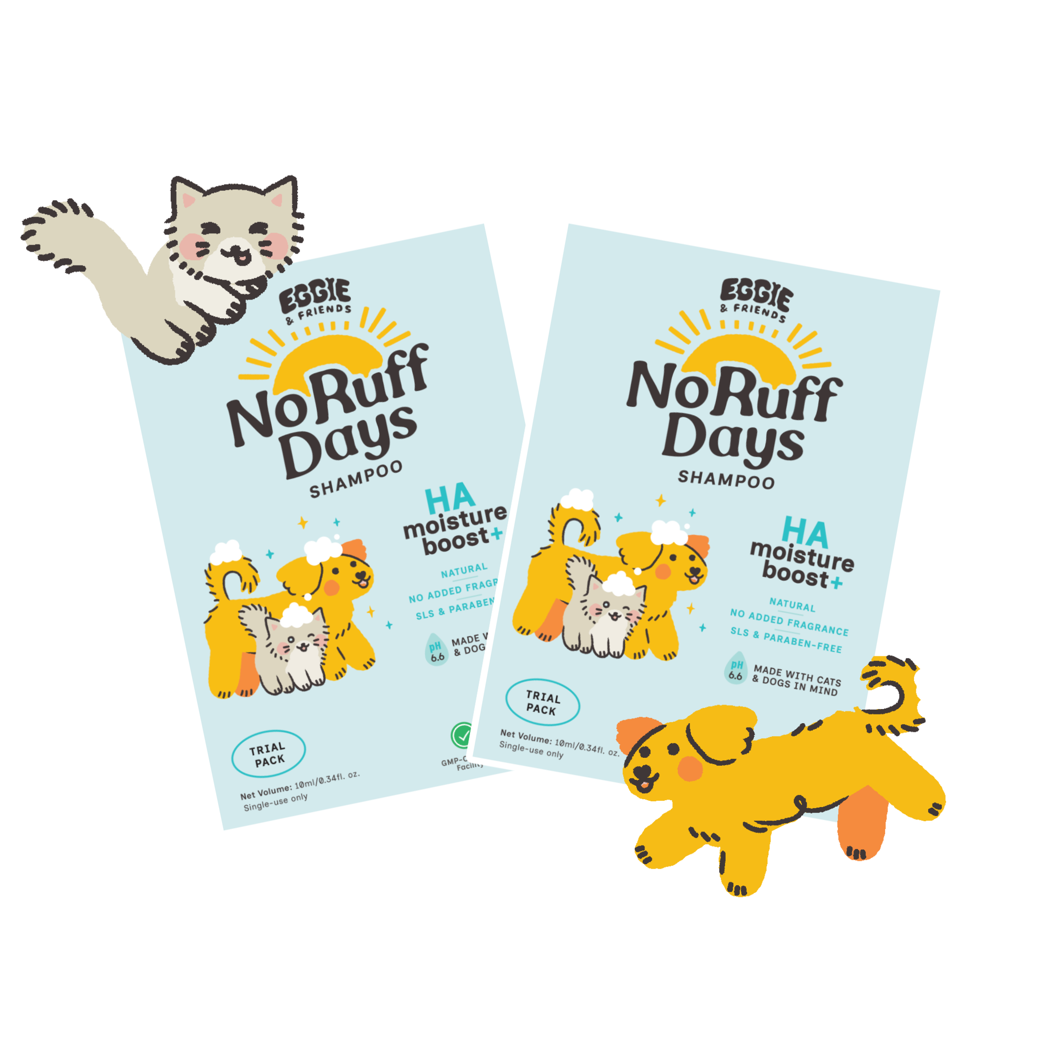 No Ruff Days Pet Shampoo Sample Sachets
